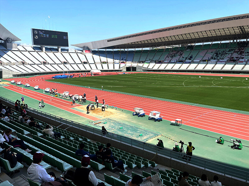 関西インカレ　長居陸上競技場
